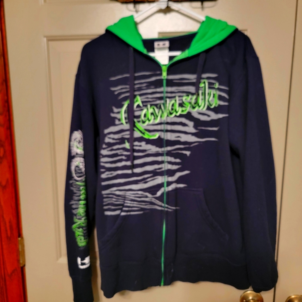 Kawasaki zip up hoodie